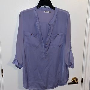 DKNYC Lilac Blouse